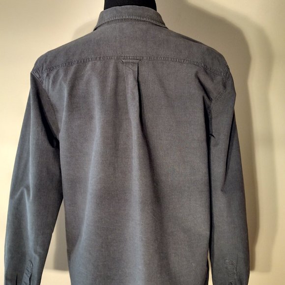 44mm Shirts 44mm Mens Long Sleeve Heavy Cotton Casual Dress Shirt